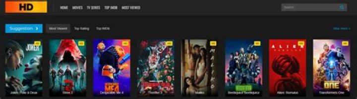 Popcornflix homepage interface
