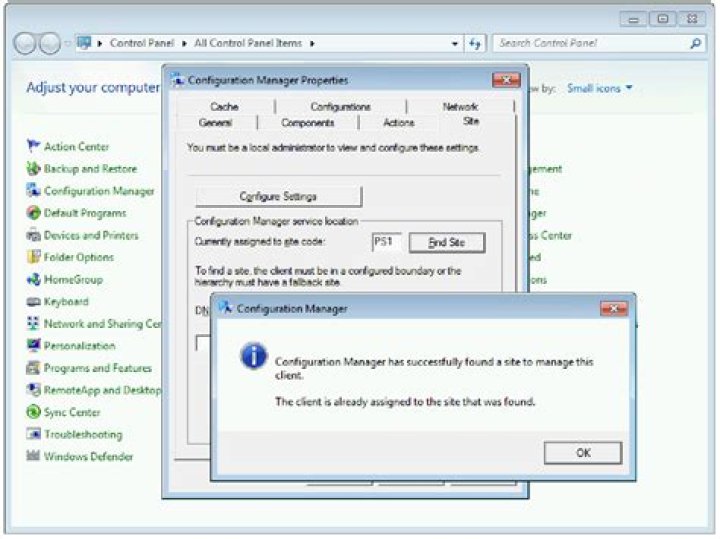 Software configuration interface