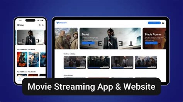 Streaming platform homepage layout