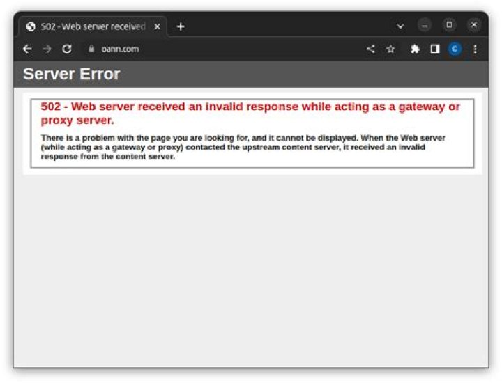 Service outage status